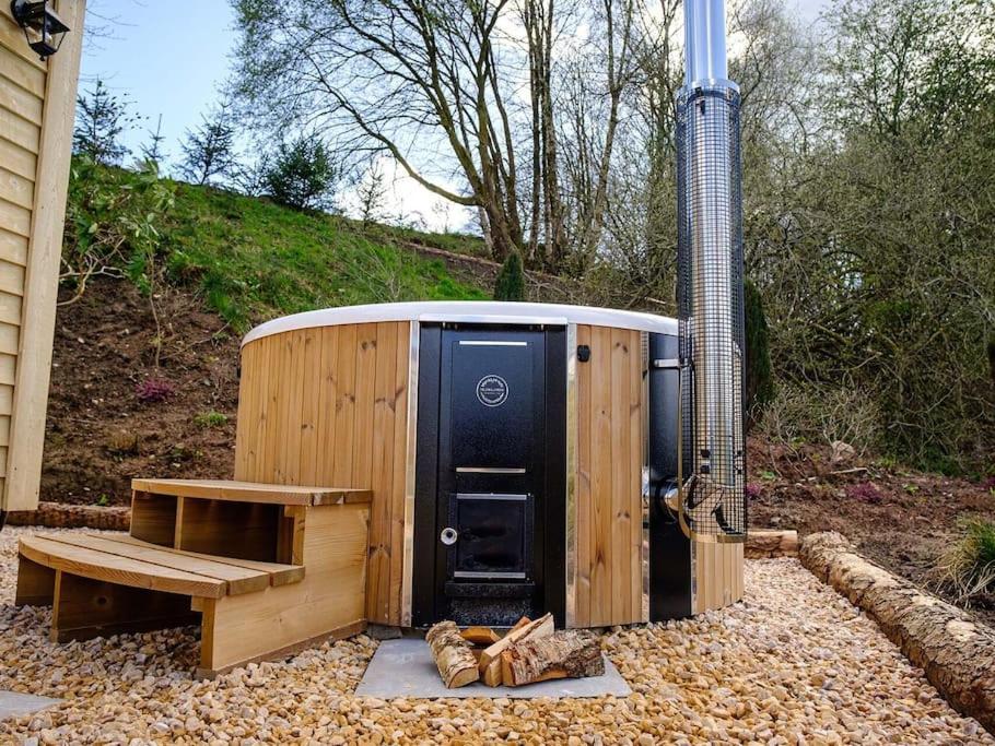 Lintmill Lodges - Heather Shepherds Hut Sorn Exterior foto